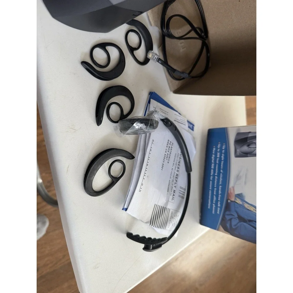 Plantronics CS 50 Wireless Office Cordless Headset System With Call Monitor
